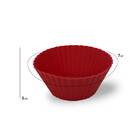 6 Formas De Silicone Para Mini Cupcake Bolo Muffin - 70ml