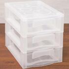 6 Gaveteiros Organizadores De Plástico 3 Gavetas Médio Orden