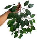 6 Hastes De Plantas Fícus Artificial Com Aparência Realista P