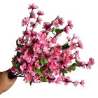6 Hastes De Sakura Rosa Artificial Realista E De Alta Qualida
