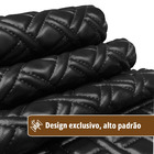 6 Jogo Americano Bag Alto Padrão Impermeável Redondo Pt Pvc