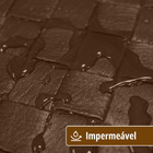 6 Jogo Americano Botte Alto Padrão Impermeável Pvc Vr - Marro