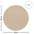 6 Jogo Americano Botte Alto Padrão Impermeável Redondo Bg