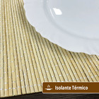6 Jogo Americano Esteira Bambu Natural Tocantins Mf 30x45