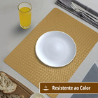 6 Jogo Americano Mesa Posta Luxo Impermeável Pvc Trm Bg