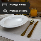 6 Jogo Americano Mesa Posta Luxo Restaurante Bar Pvc St Mf