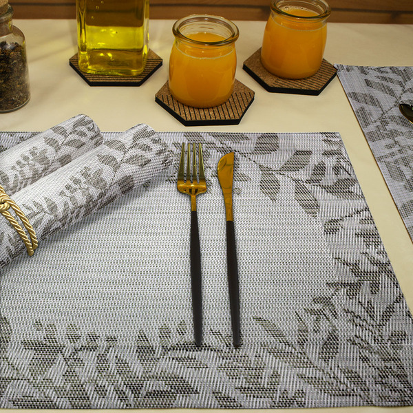 6 Jogo Americano Mesa Posta Luxo Restaurante St Folha Cz