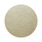 6 Jogo Americano Redondo Juta Areia - Impermeável Pvc