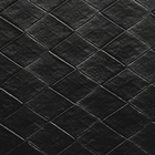 6 Jogo Americano Redondo Kori Preto Impermeável Pvc