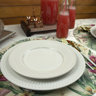 6 Jogo Americano Redondo Mesa Posta Sousplat Luxo Pvc M08