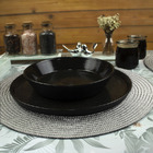 6 Jogo Americano Redondo Mesa Posta Sousplat Luxo Pvc Mcz