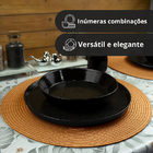 6 Jogo Americano Redondo Mesa Posta Sousplat Luxo Pvc Mlj2