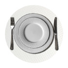 6 Jogo Americano Redondo Sousplat Mesa Posta Luxo Trm Br