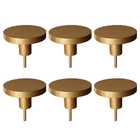 6 Organizador De Pendurar 6,5 Cm - Dourado