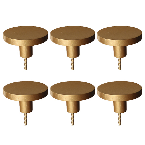 6 Organizador De Pendurar 6,5 Cm - Dourado
