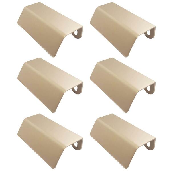 6 Puxadores Alça De Sobrepor Dourado Para Móvel Pv22 80 Armár