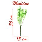 6 Ramos Decoração Arranjo Planta Artificial 5 Galhos Cada 36cm