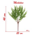 6 Ramos Salsinha Artificial Flor Plantas Com 13 Galhos 46cm