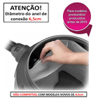 6 Saco + Filtro Espuma Permanente Motor Refil Coletor Bag Car