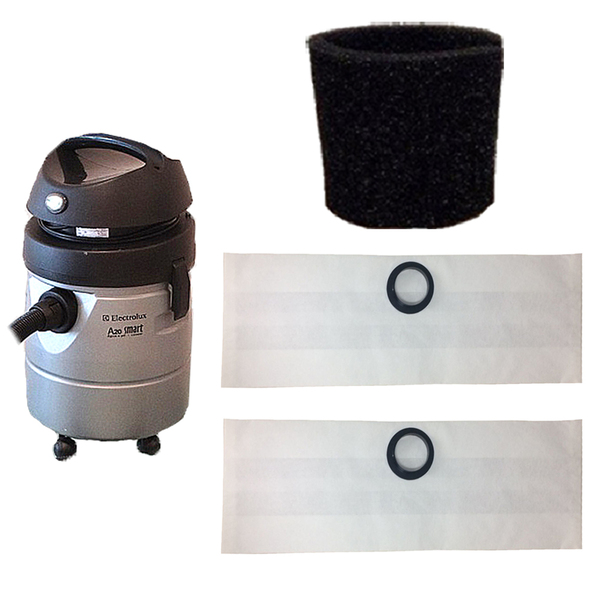 6 Saco + Filtro Espuma Permanente Motor Refil Coletor Bag Car