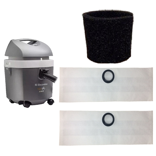 6 Saco + Filtro Permanente Para Aspirador De Pó Electrolux Hi