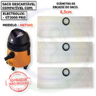 6 Saco Descartável Para Aspirador De Pó Electrolux Gt2000 Pro