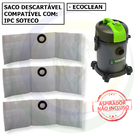 6 Saco Descartável Para Aspirador De Pó Ipc Soteco Ecoclean
