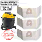6 Saco Descartável Para Aspirador De Pó Vonder Apv 1235
