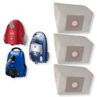 6 Sacos Descartável Filtro Coletor Refil Aspirador De Pó Blac