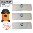 6 Sacos Refil Coletor Bag Cartucho Descartável para Aspirador