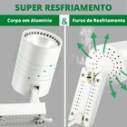6 Spot Para Trilho Eletrificado Branco Led 7w 3000k