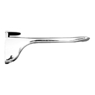 6 Suporte Pelicano Cromado Prateleira Vidro Madeira