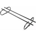 6 Suportes Organizadores De Armário Porta Taças Cromado 42cm