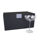 6 Taças Coupe Champagne Megan Cristal Titanio Bohemia 290ml