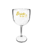 6 Taças Gin Acrilico 550ml Transparente Despedida De Solteira