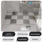 6 Tapete Box Banheiro Vestiário Sauna Canil Chuveiro Branco