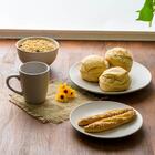 6 Tigelas 680ml Cumbucas Bowls De Cerâmica Lyor Bege Cronus S