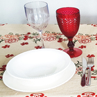 6 Tigelas Bowl Cozinha Prato Fundo Cerâmica 300ml Branca