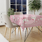 6 Toalha Mesa Festa Tnt Nuvem Céu Ro Chuva Coração 70x70