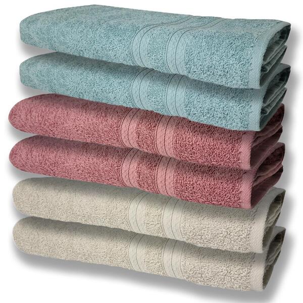 6 Toalhas Grande Super Felpudas E Grossa 80x150 Bg+re+vd
