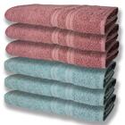 6 Toalhas Grande Super Felpudas E Grossa Algodão 80x150 Verde