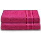 6 Toalhas Plus Size Grossa 80x180 2 Rosa 2 Verde 2 Vermelho