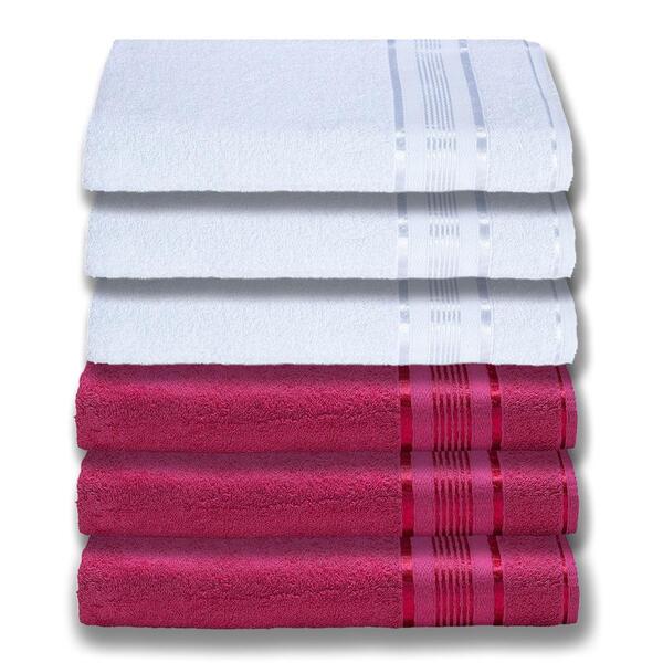 6 Toalhas Super Gigante Grossa Abraça O Corpão 80x180 Egito R