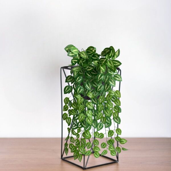 6 Trepadeira Artificial Com Toque Realista - Pendente De Folh