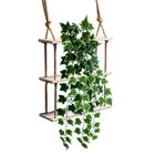 6 Trepadeira Artificial Com Toque Realista - Pendente De Folh