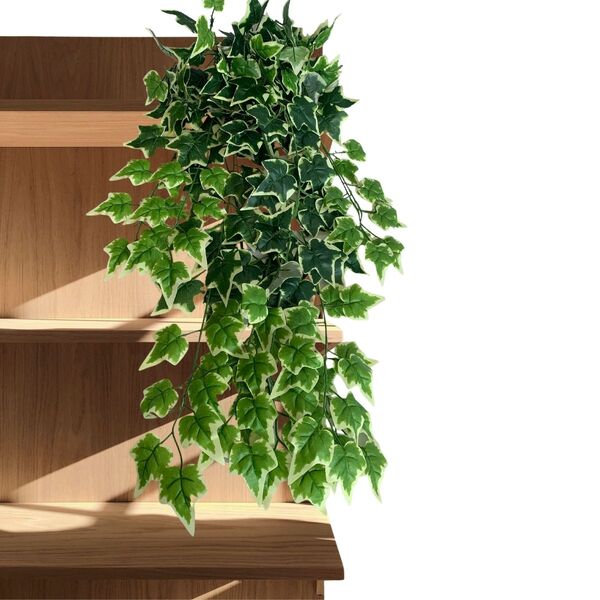 6 Trepadeira Artificial Com Toque Realista - Pendente De Folh