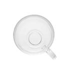 6 Xícaras Woodart Coração De Chá Pinus Natural 190ml