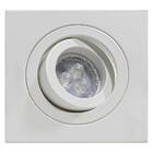 6x Spot Orientável Quadrado + Led Mr11 4w Branco Quente St1831