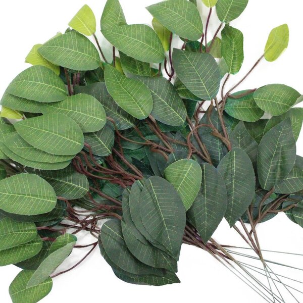 72 Galhos Decoração Arranjo Fícus Artificial Planta Decorativ