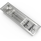 77 5cm Canal Equipado Com Módulos E Válvula De Inox Brinde